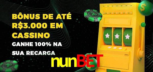 nunbet melhor bônus de depósito